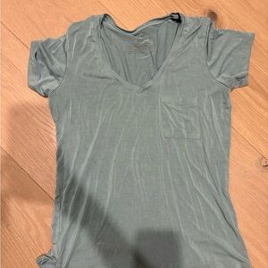 Little Sleepies Women’s Green V Neck